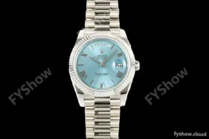 Rolex - DayDate 228236 Gain Weight 40mm Flt Pres SS/SS I-Blu/Rmn KF VR3255