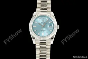 Rolex - DayDate 228236 Gain Weight 40mm Flt Pres SS/SS I-Blu/Dia KF VR3255