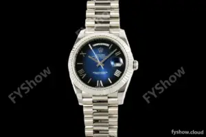 Rolex - DayDate 228239 Gain Weight 40mm Flt Pres SS/SS Blu Ombre/Rmn KF VR3255