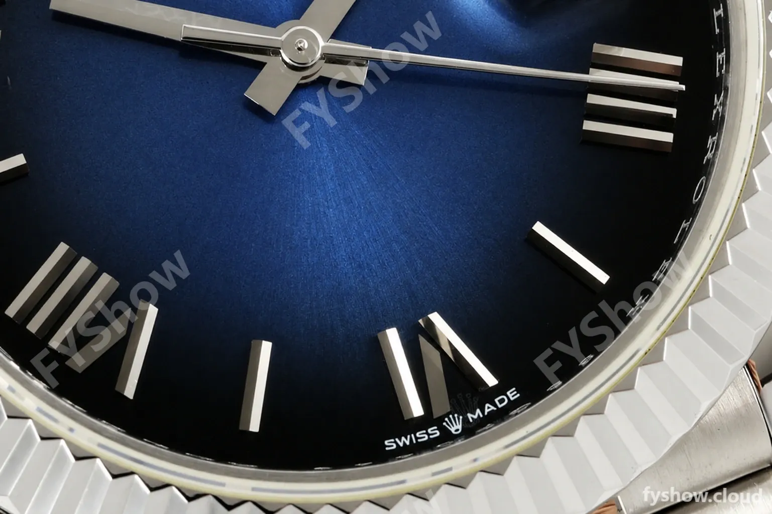 Rolex - DayDate 228239 Gain Weight 40mm Flt Pres SS/SS Blu Ombre/Rmn KF VR3255 - Image 6
