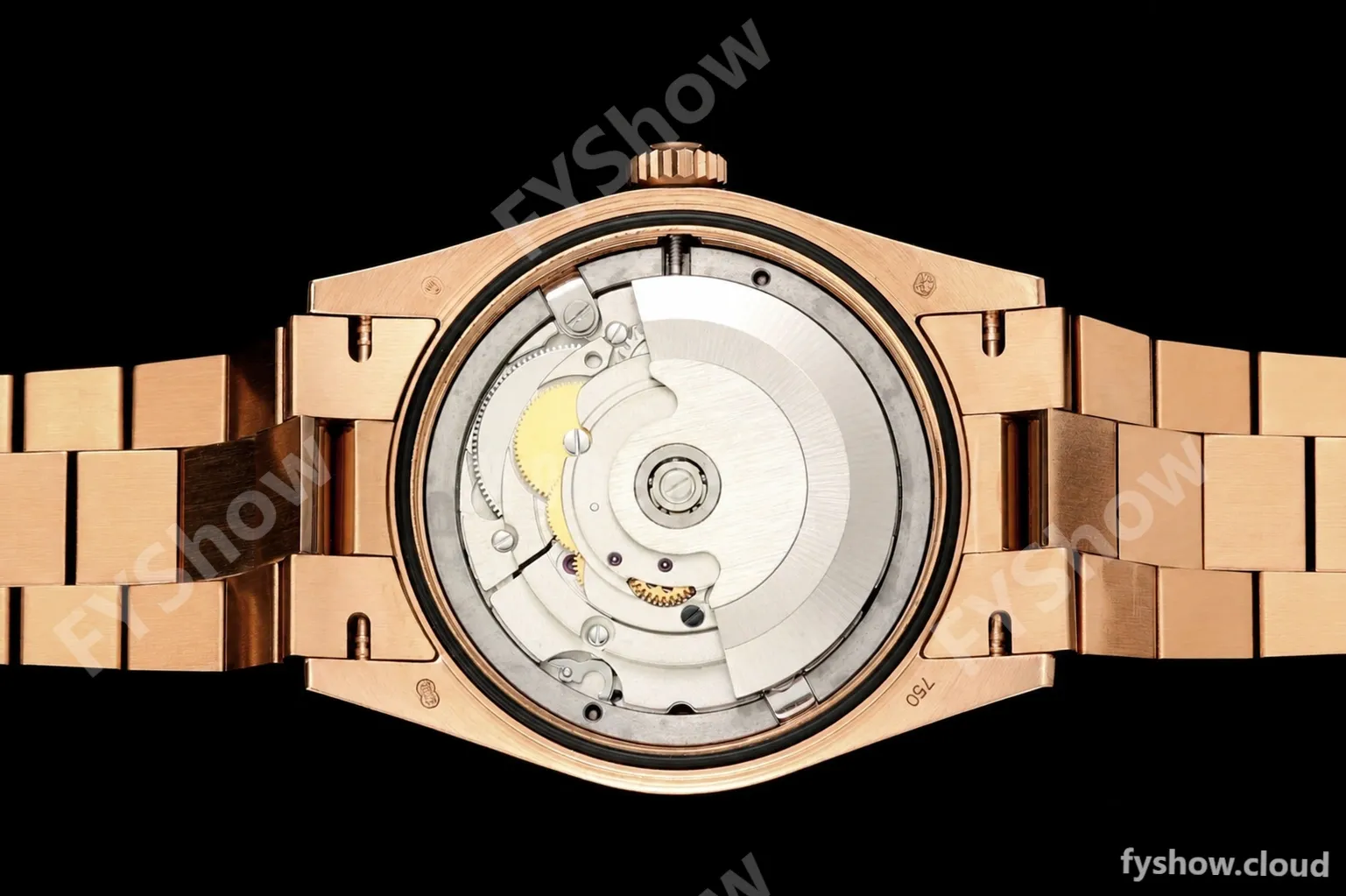 Rolex - DayDate 128235 Gain Weight 36mm Flt Pres RG/RG Silv/Dia KF A2836 - Image 12