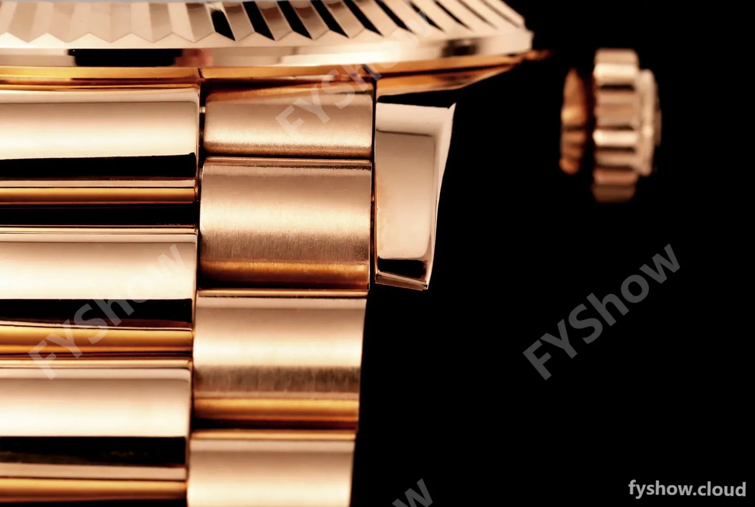 Rolex - DayDate 128235 Gain Weight 36mm Flt Pres RG/RG Silv/Dia KF A2836 - Image 9