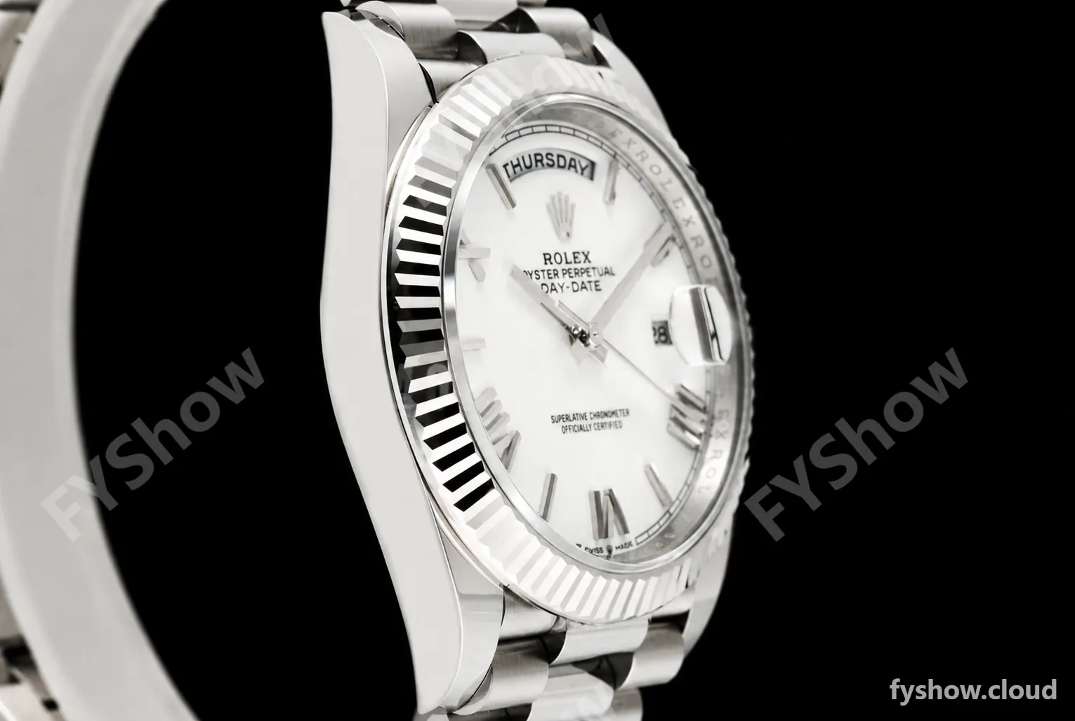 Rolex - DayDate 228239 Gain Weight 40mm Flt Pres SS/SS Wht/Rmn VSF DD3255 - Image 2