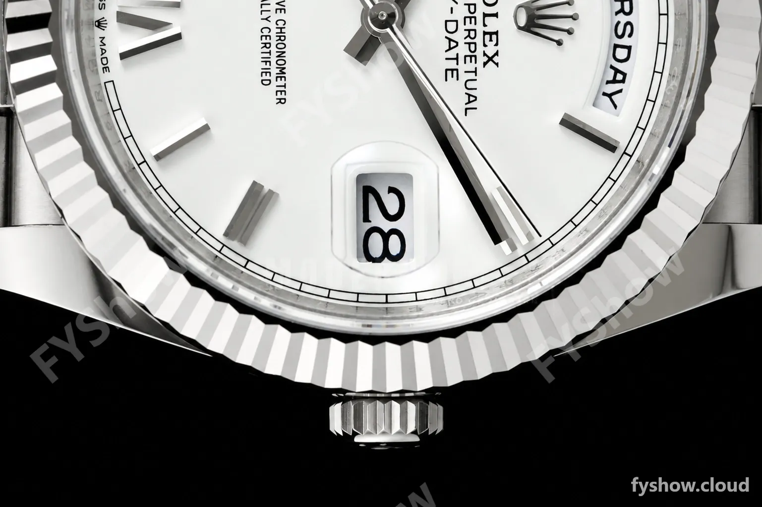 Rolex - DayDate 228239 Gain Weight 40mm Flt Pres SS/SS Wht/Rmn VSF DD3255 - Image 26