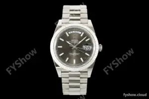 Rolex - DayDate 228239 Gain Weight 40mm Flt Pres SS/SS Gry/Stk VSF DD3255