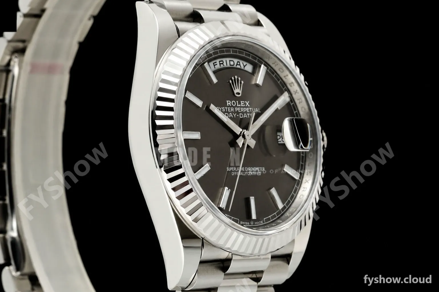 Rolex - DayDate 228239 Gain Weight 40mm Flt Pres SS/SS Gry/Stk VSF DD3255 - Image 2