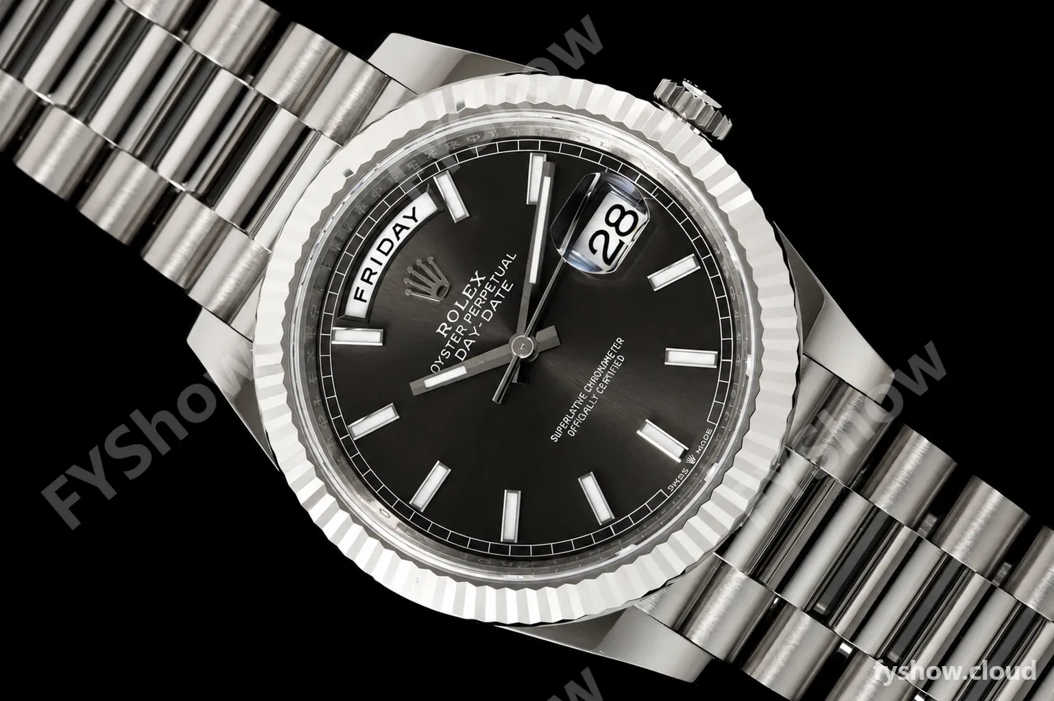 Rolex - DayDate 228239 Gain Weight 40mm Flt Pres SS/SS Gry/Stk VSF DD3255 - Image 28