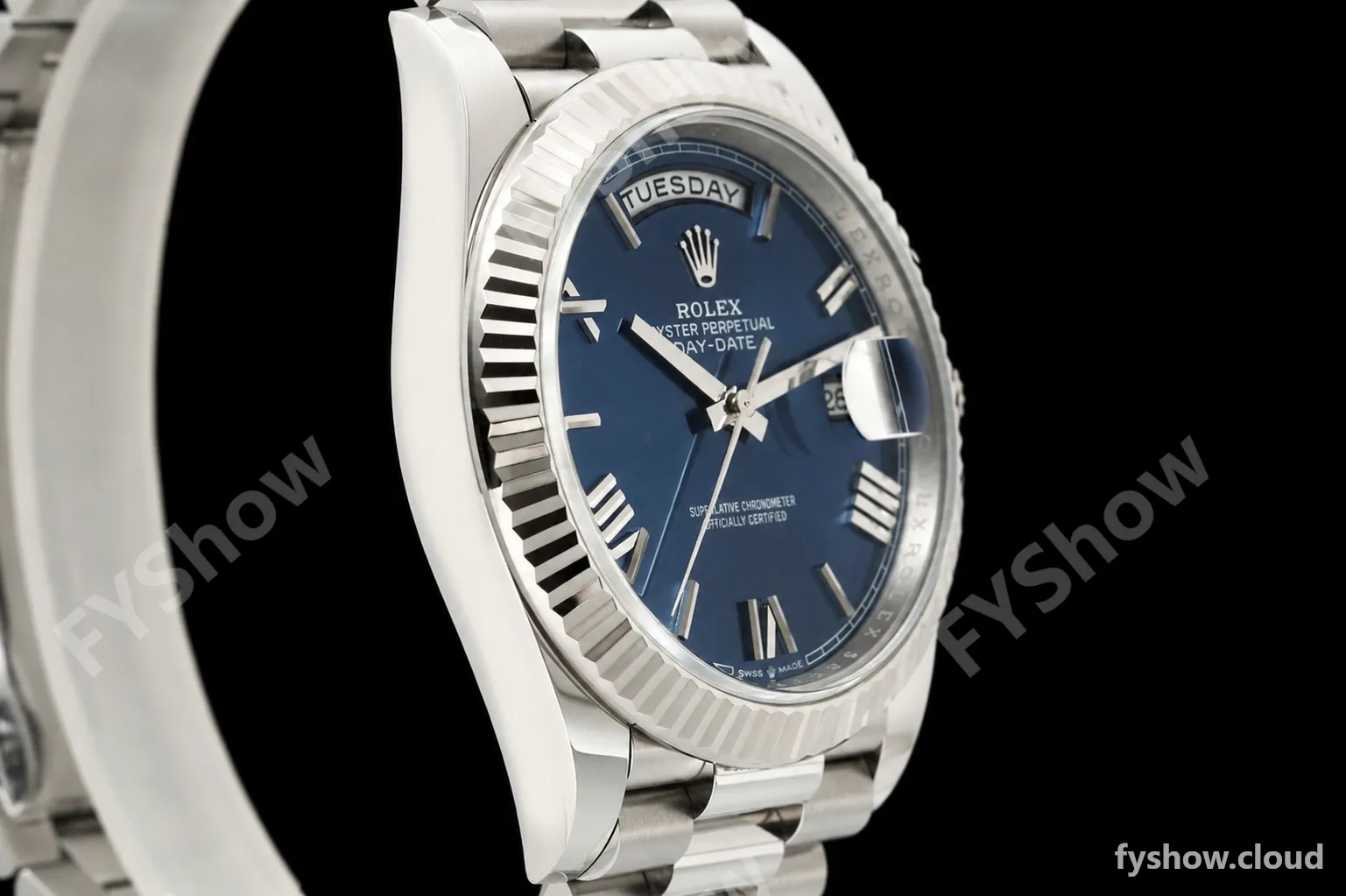 Rolex - DayDate 228239 Gain Weight 40mm Flt Pres SS/SS Blu/Rmn VSF DD3255 - Image 2