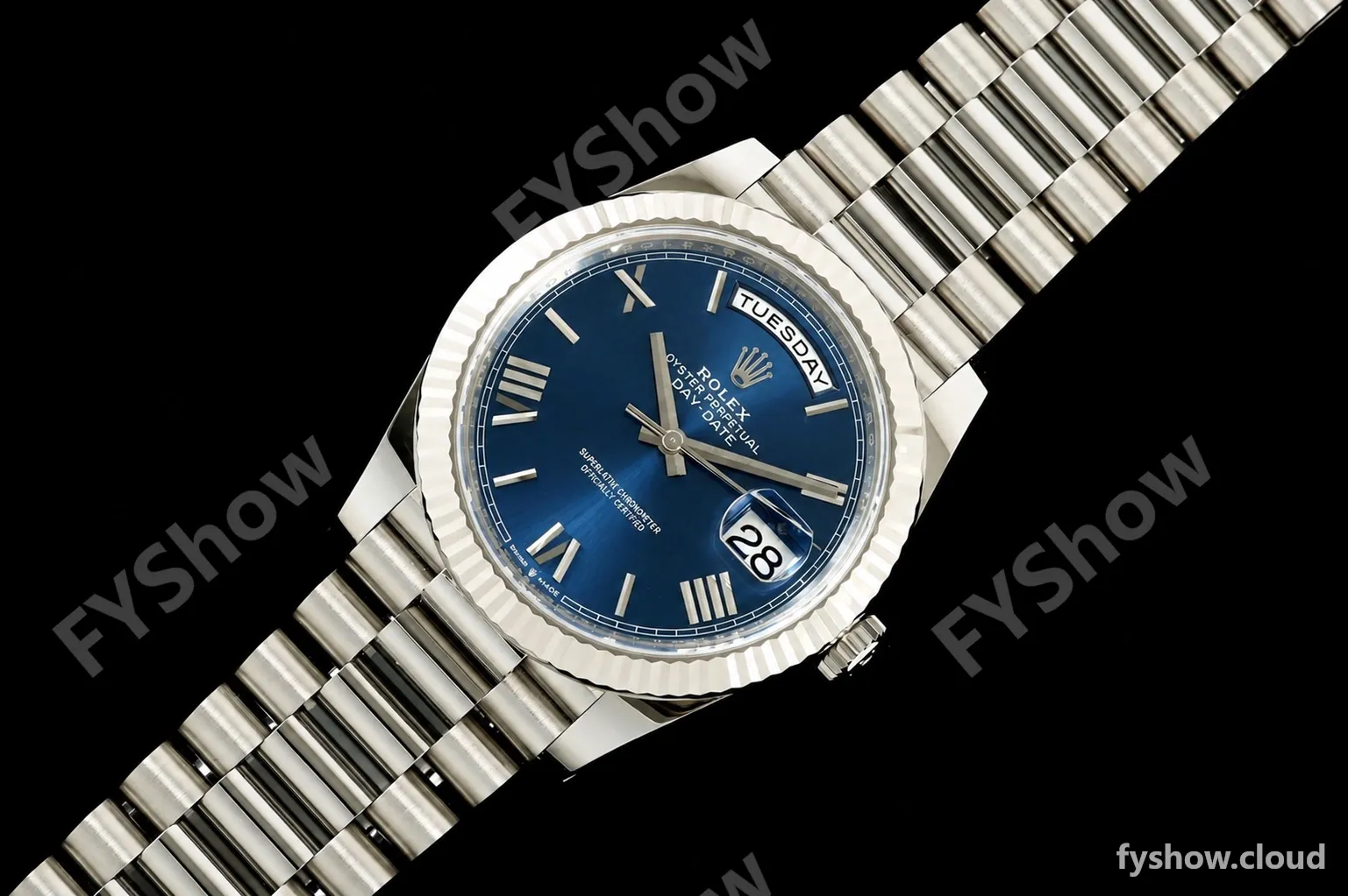 Rolex - DayDate 228239 Gain Weight 40mm Flt Pres SS/SS Blu/Rmn VSF DD3255 - Image 27