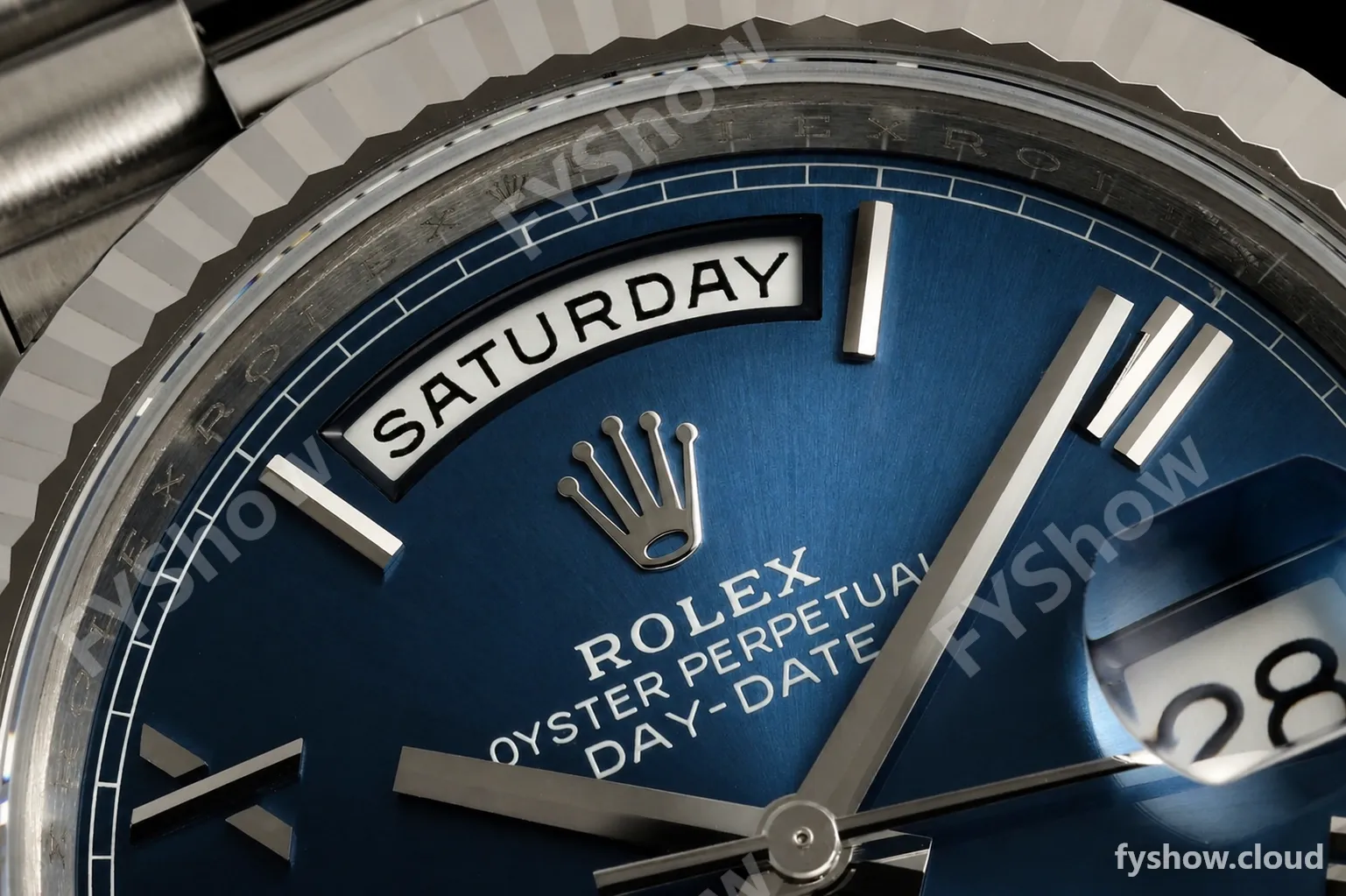 Rolex - DayDate 228239 Gain Weight 40mm Flt Pres SS/SS Blu/Rmn VSF DD3255 - Image 3