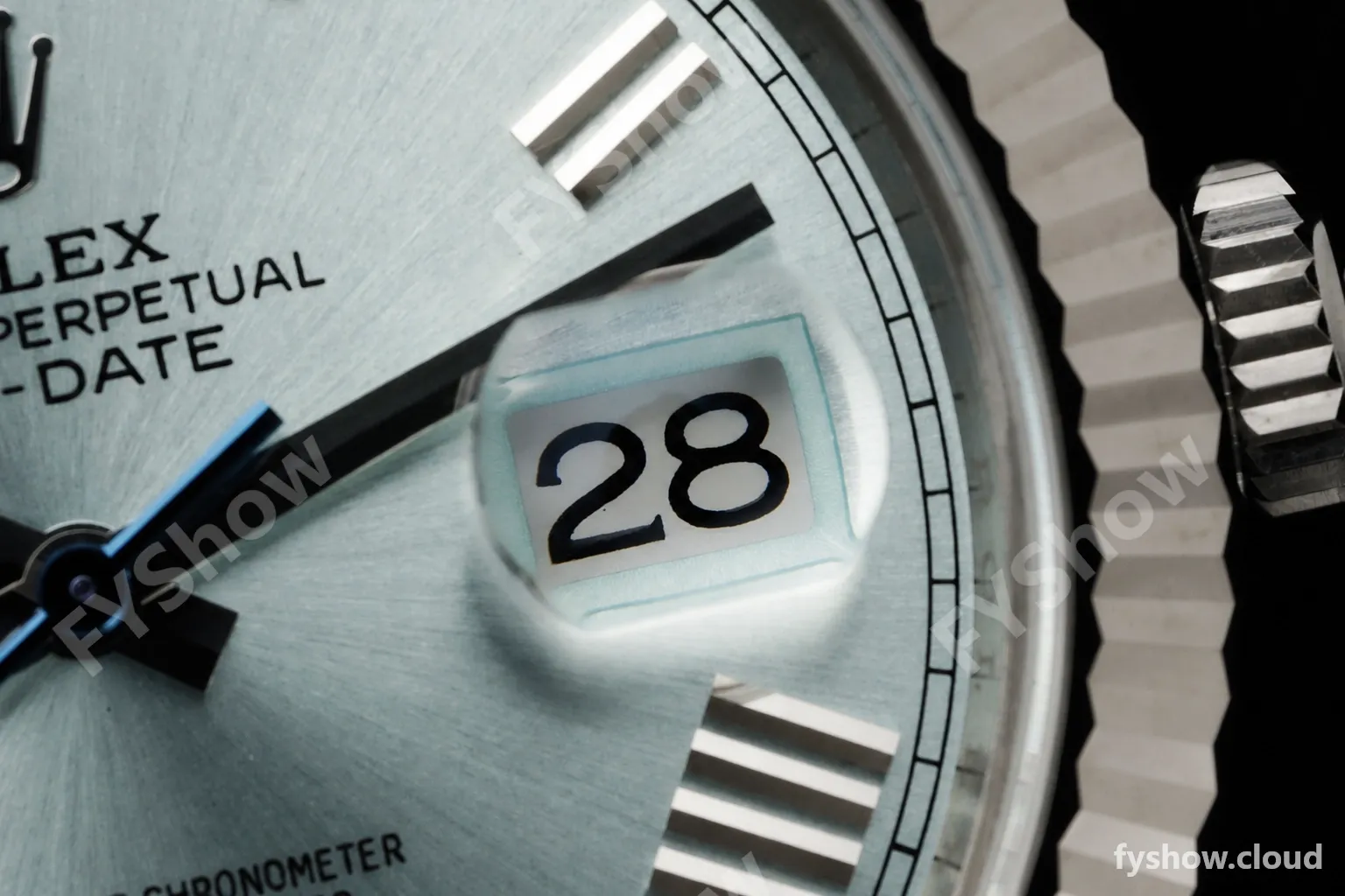 Rolex - DayDate 228236 Gain Weight 40mm Flt Pres SS/SS Ice Blue/Rmn VSF DD3255 - Image 7