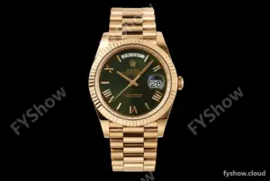 Rolex - DayDate 228235 Gain Weight 40mm Flt Pres RG/RG Green/Rmn VSF DD3255