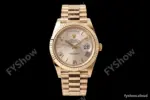 Rolex - DayDate 228235 Gain Weight 40mm Flt Pres RG/RG Champ/Rmn VSF DD3255