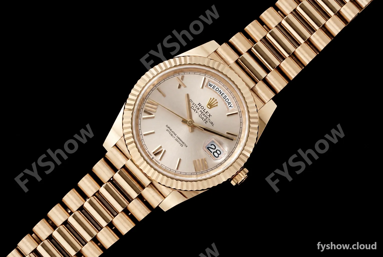 Rolex - DayDate 228235 Gain Weight 40mm Flt Pres RG/RG Champ/Rmn VSF DD3255 - Image 3