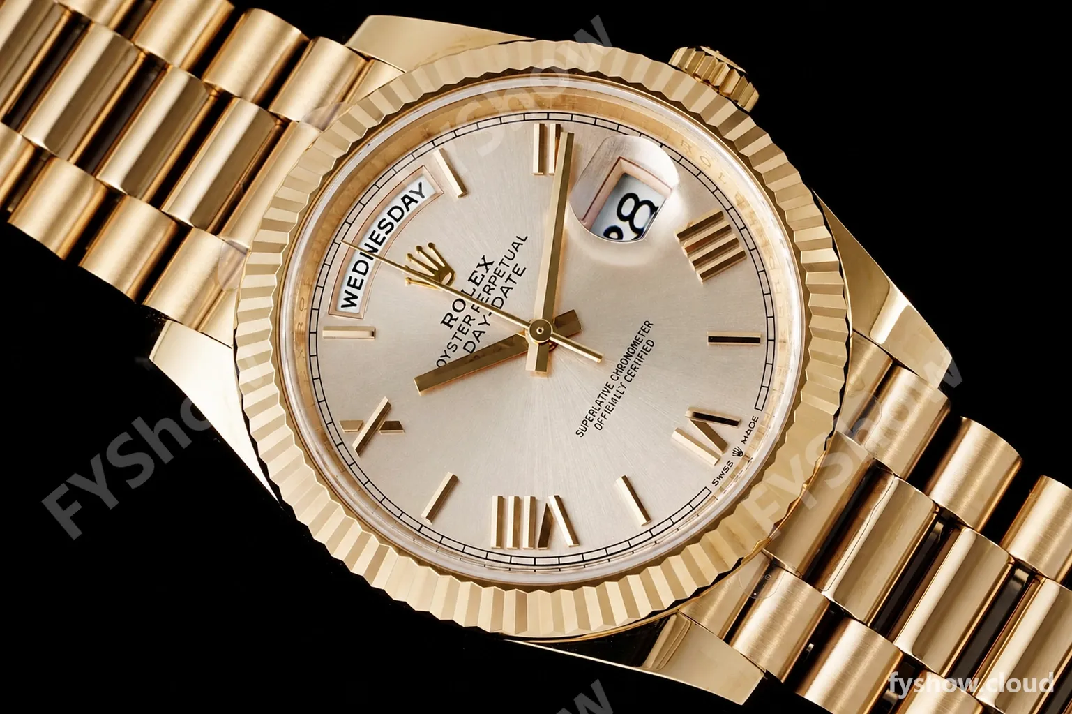 Rolex - DayDate 228235 Gain Weight 40mm Flt Pres RG/RG Champ/Rmn VSF DD3255 - Image 4