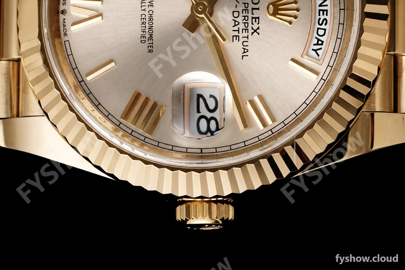 Rolex - DayDate 228235 Gain Weight 40mm Flt Pres RG/RG Champ/Rmn VSF DD3255 - Image 8