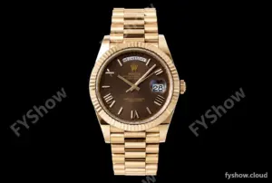Rolex - DayDate 228235 Gain Weight 40mm Flt Pres RG/RG Brn/Rmn VSF DD3255