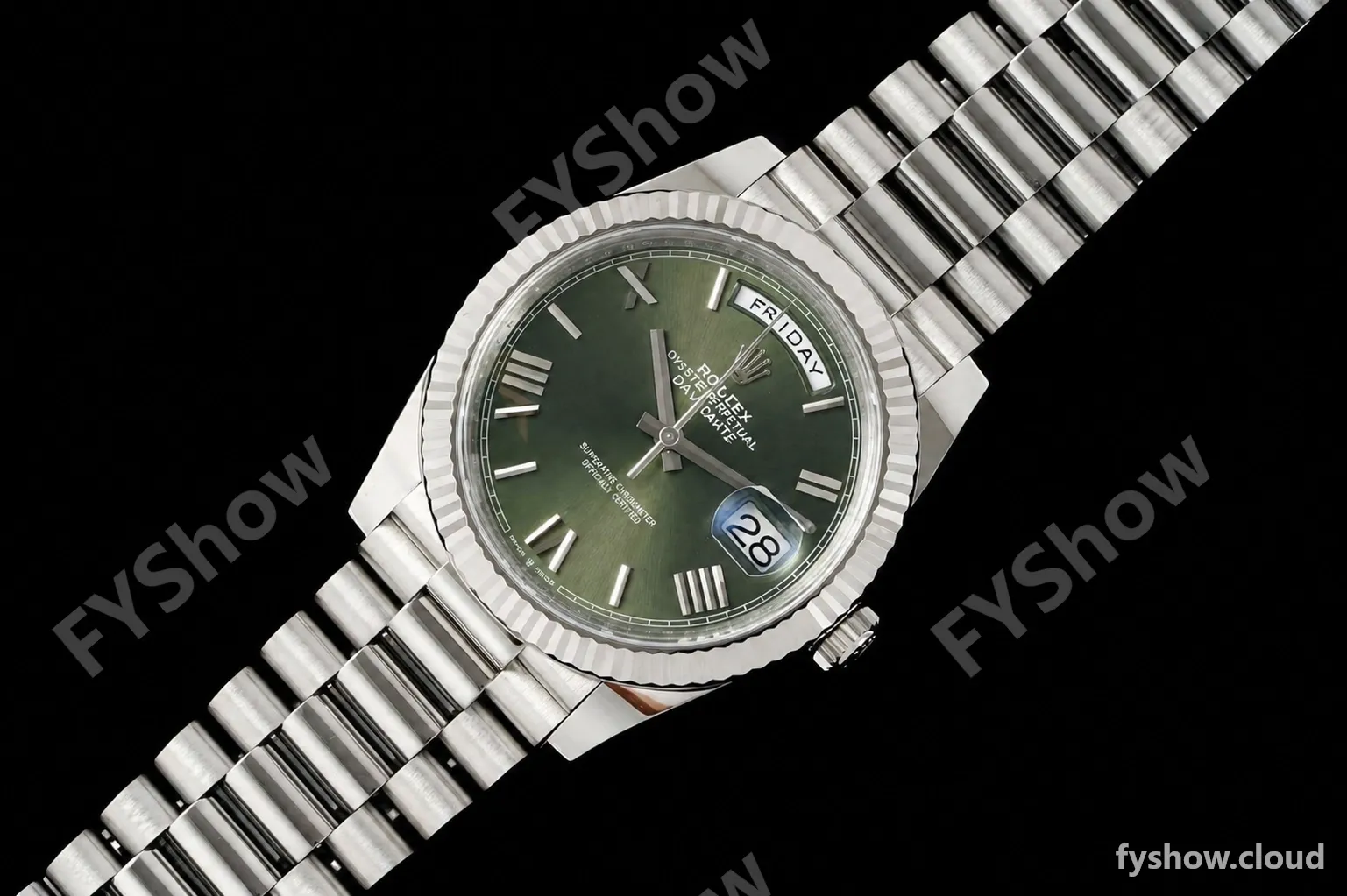 Rolex - DayDate 228239 Gain Weight 40mm Flt Pres SS/SS Grn/Rmn VSF V2 DD3255 - Image 2