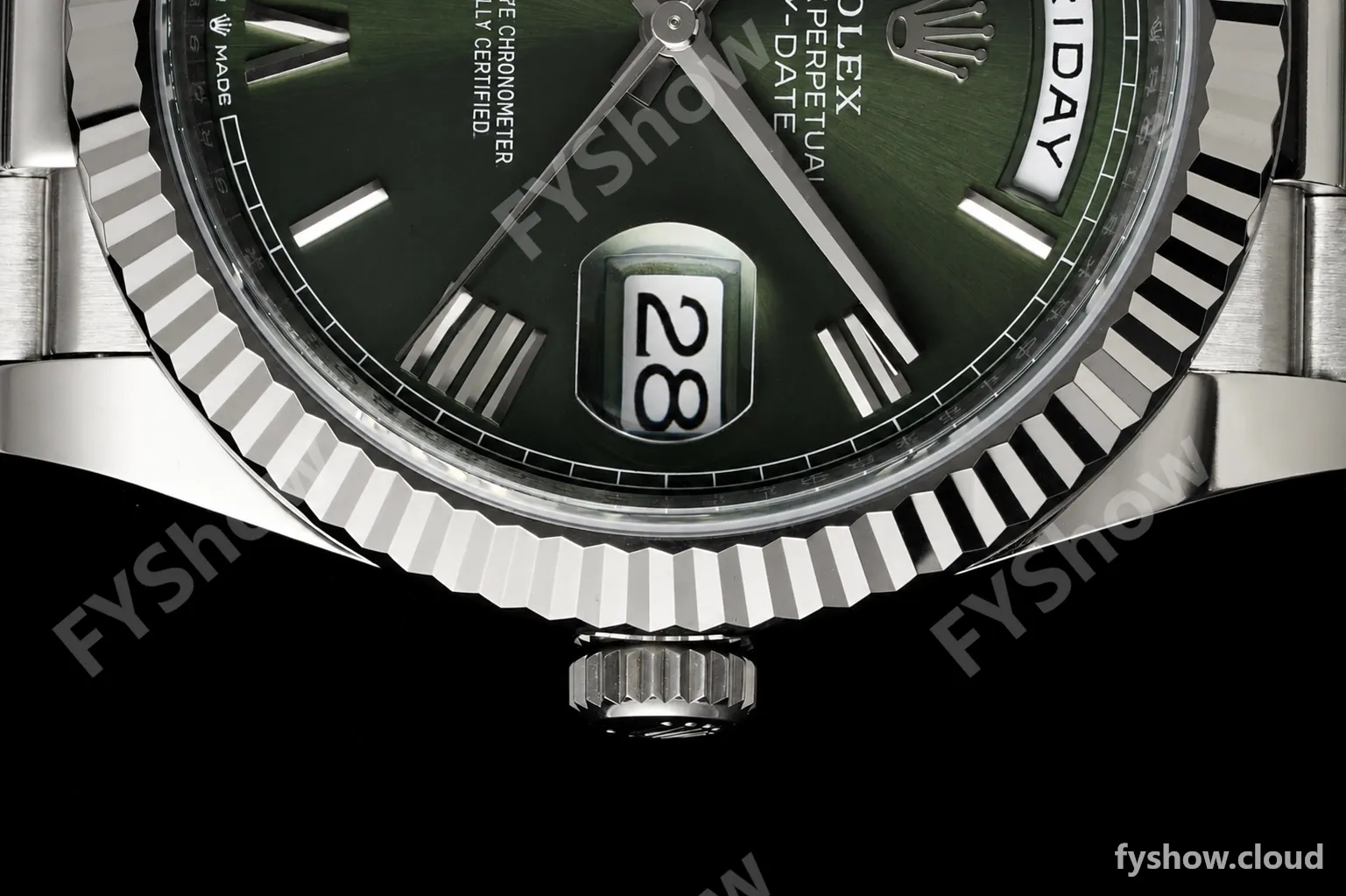 Rolex - DayDate 228239 Gain Weight 40mm Flt Pres SS/SS Grn/Rmn VSF V2 DD3255 - Image 8