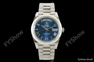 Rolex - DayDate 228239 Gain Weight 40mm Flt Pres SS/SS Blu/Rmn VSF V2 DD3255