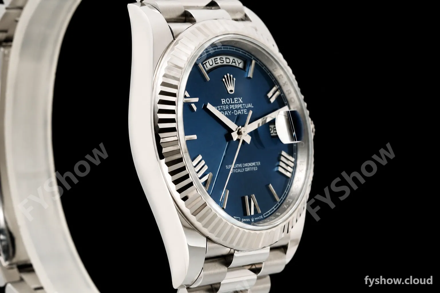 Rolex - DayDate 228239 Gain Weight 40mm Flt Pres SS/SS Blu/Rmn VSF V2 DD3255 - Image 2