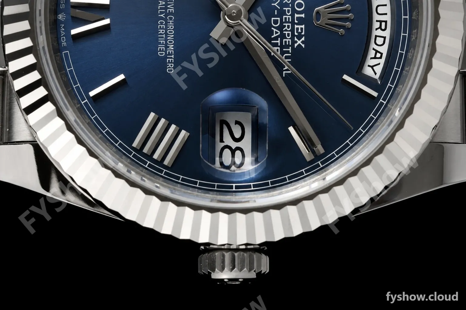 Rolex - DayDate 228239 Gain Weight 40mm Flt Pres SS/SS Blu/Rmn VSF V2 DD3255 - Image 6
