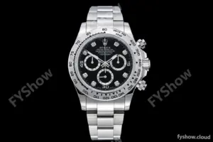 Rolex - Daytona 116519 SS/SS Black/Dia OMF A7750