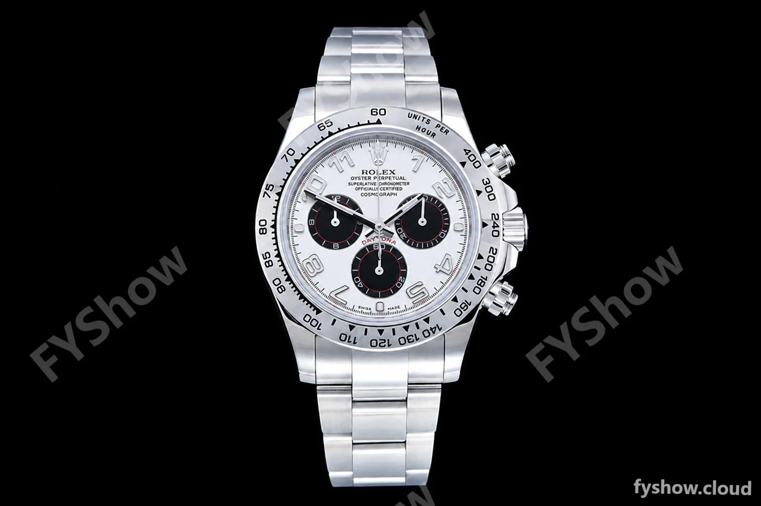 Rolex - Daytona 116519 SS/SS Wht/Num OMF A7750