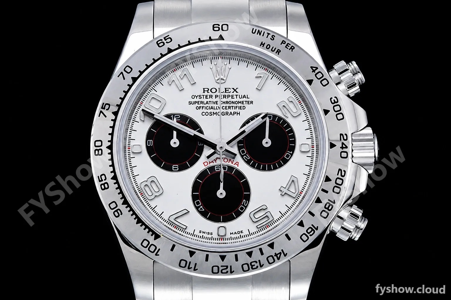Rolex - Daytona 116519 SS/SS Wht/Num OMF A7750 - Image 2