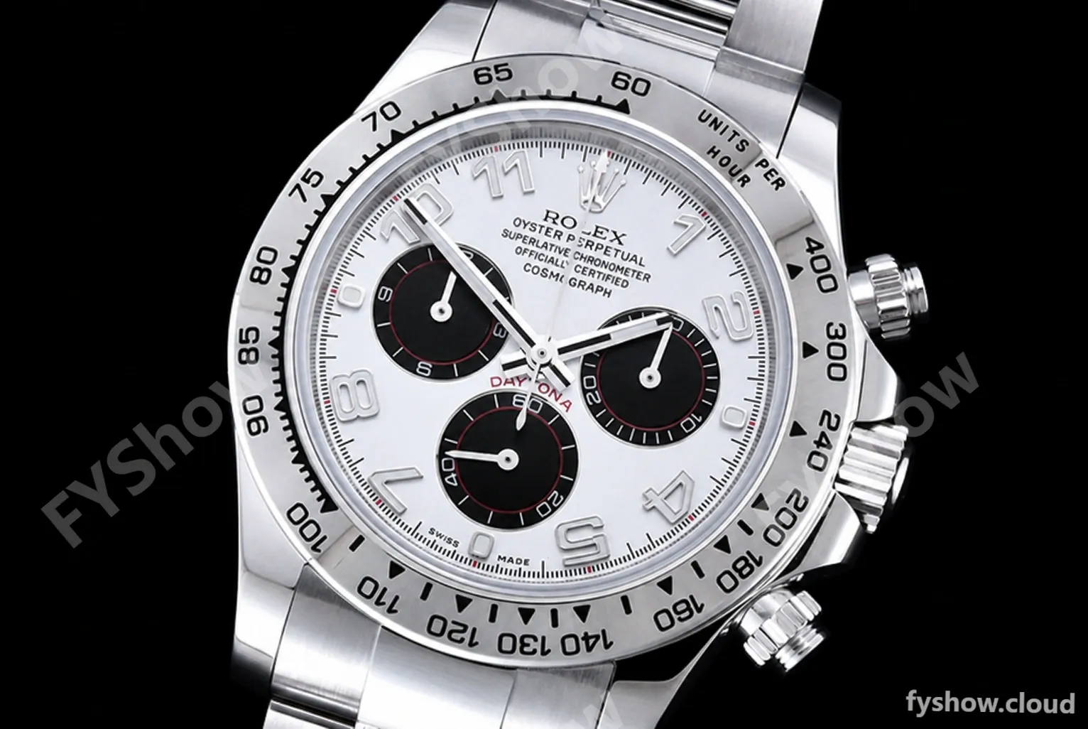 Rolex - Daytona 116519 SS/SS Wht/Num OMF A7750 - Image 4