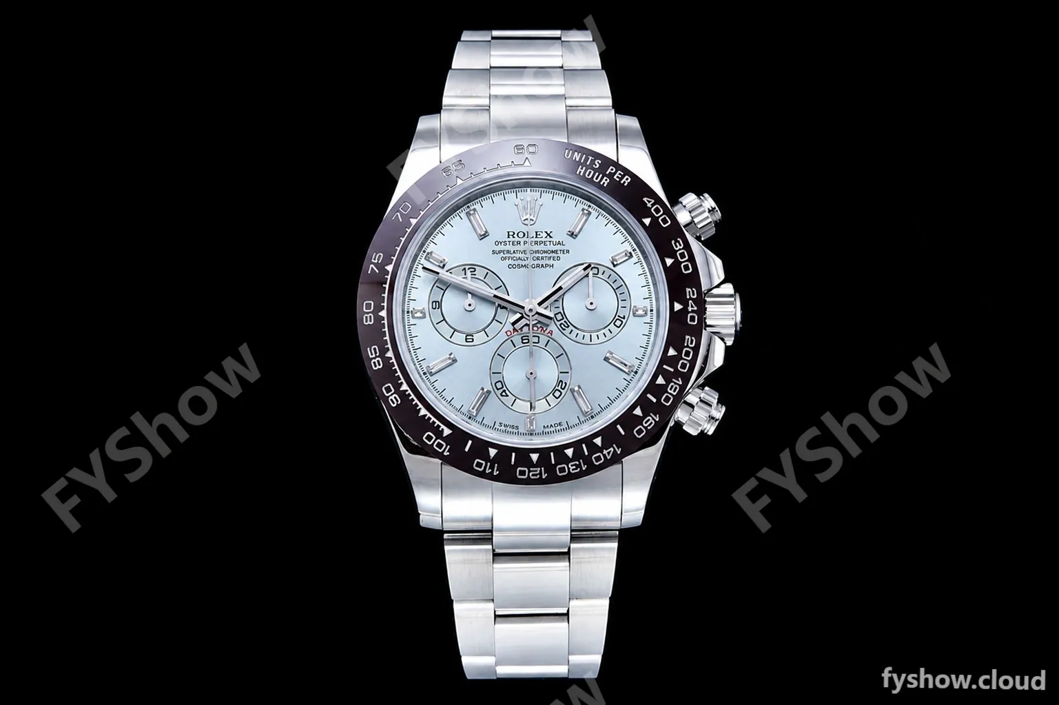 Rolex - Daytona 116500 Brn SS/SS I-Blue/Dia OMF A7750