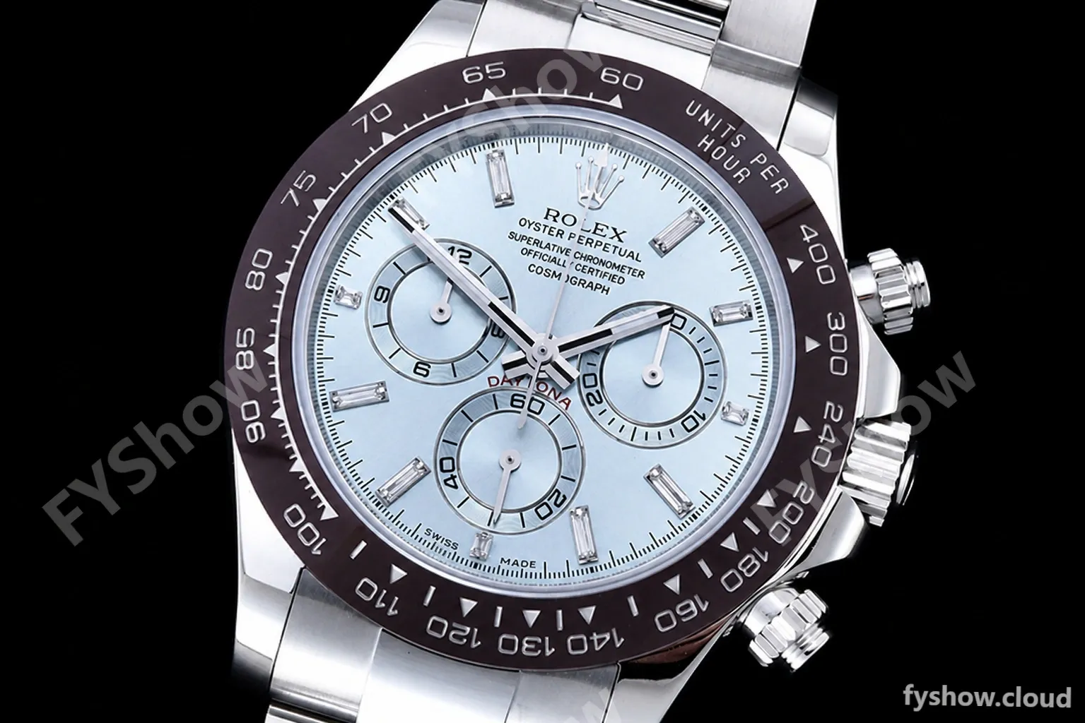 Rolex - Daytona 116500 Brn SS/SS I-Blue/Dia OMF A7750 - Image 4