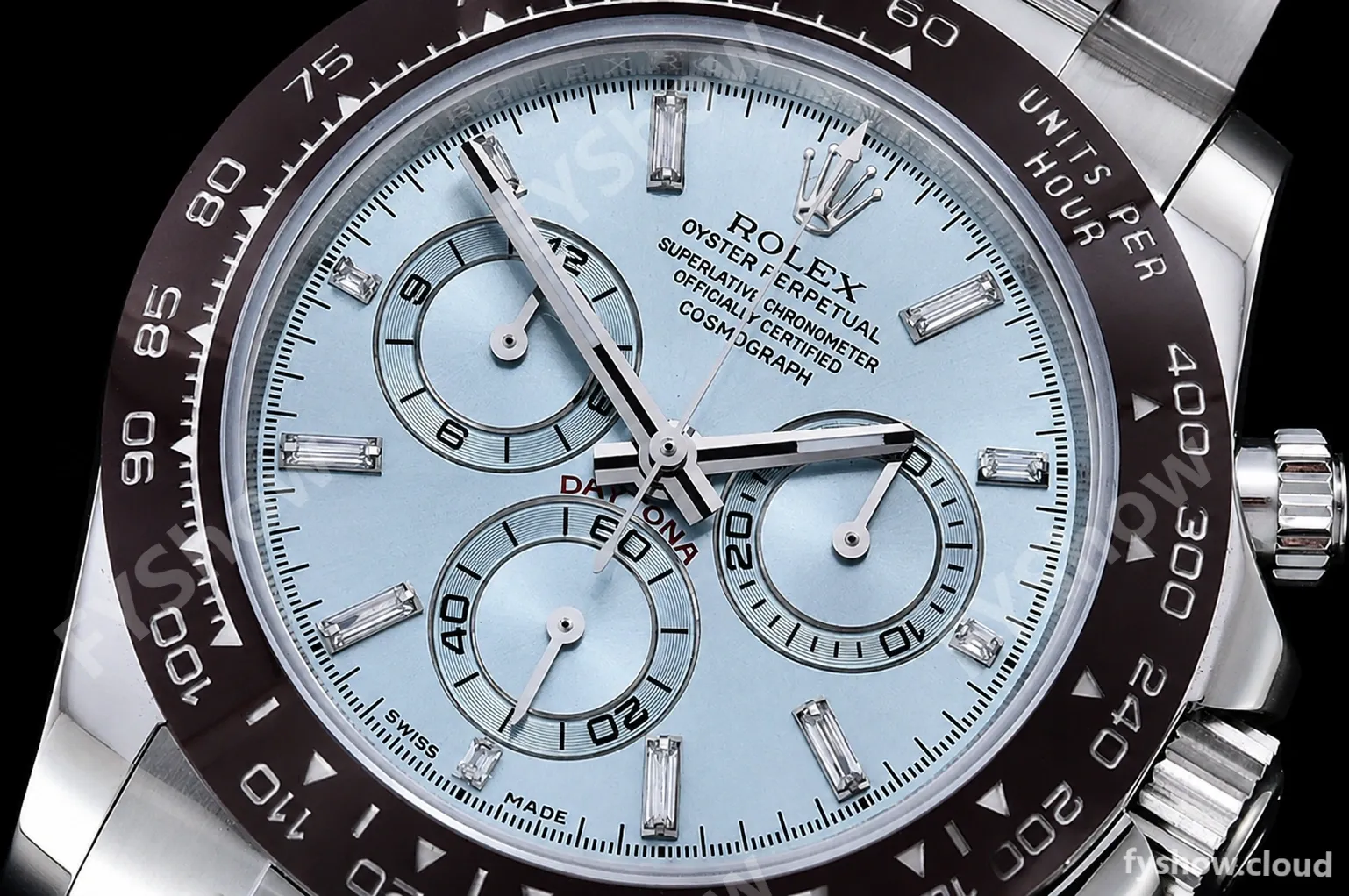 Rolex - Daytona 116500 Brn SS/SS I-Blue/Dia OMF A7750 - Image 5