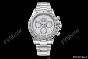 Rolex - Daytona 116520 904L SS/SS Wht/Stk QF SH4130