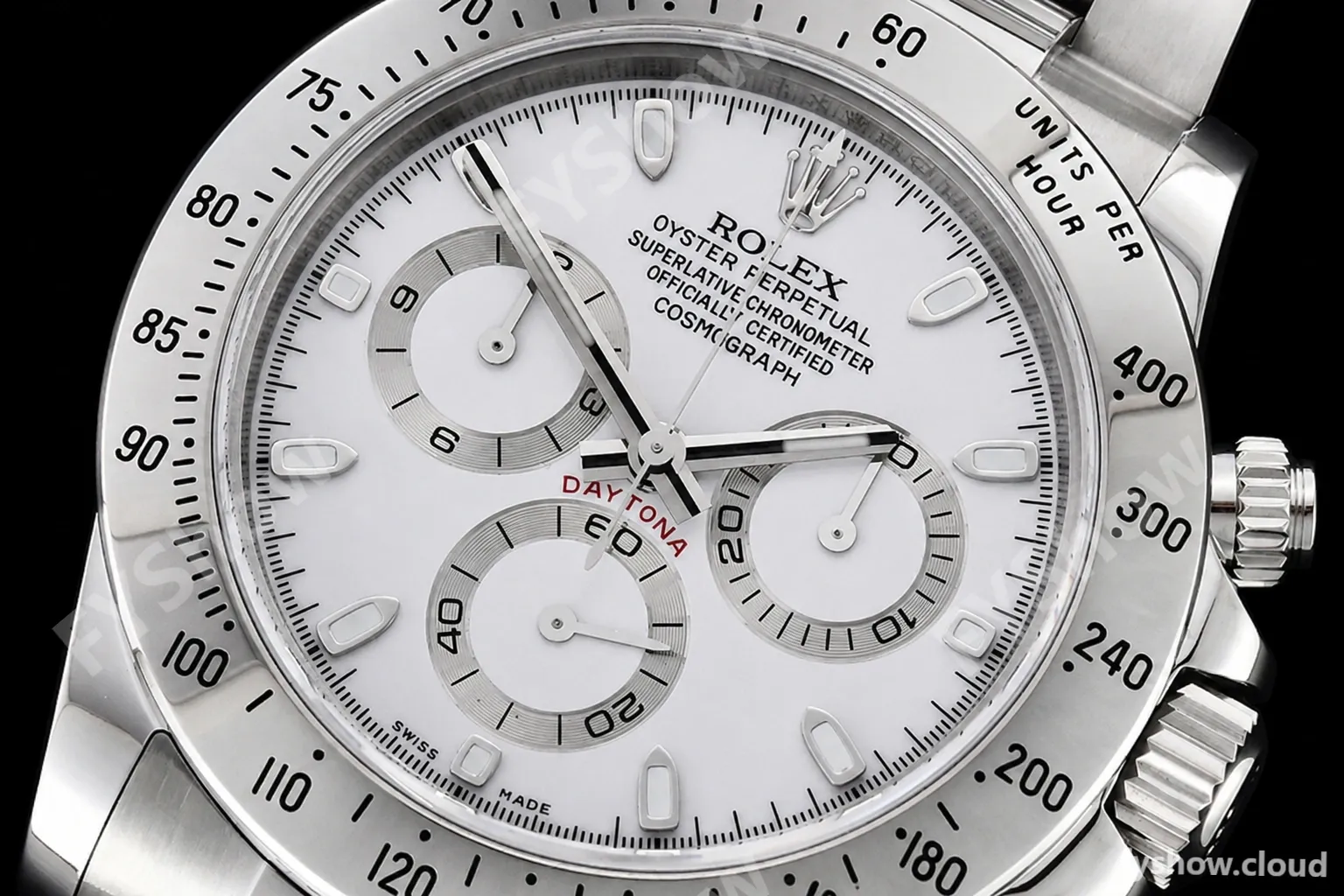 Rolex - Daytona 116520 904L SS/SS Wht/Stk QF SH4130 - Image 5