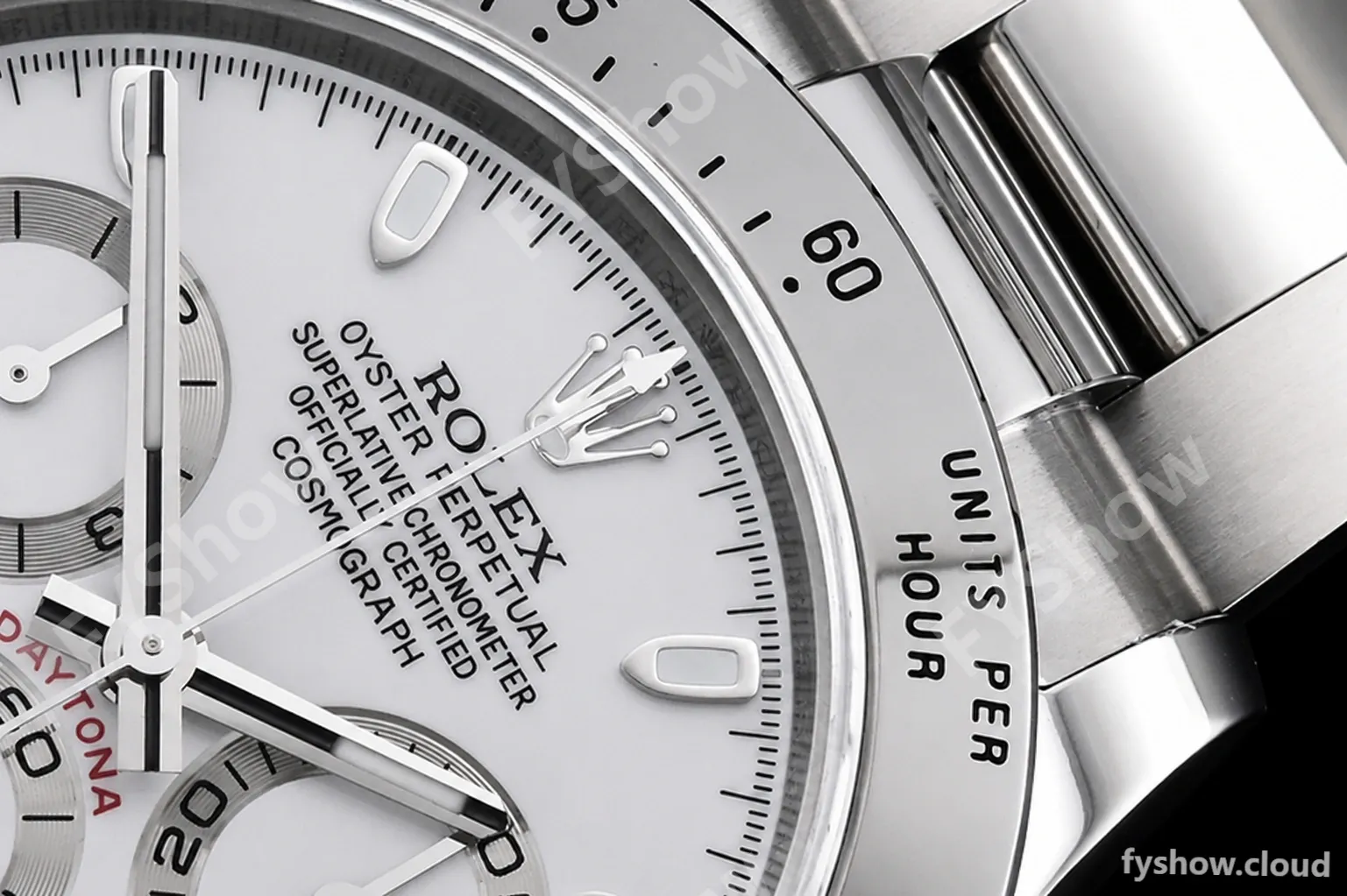 Rolex - Daytona 116520 904L SS/SS Wht/Stk QF SH4130 - Image 6