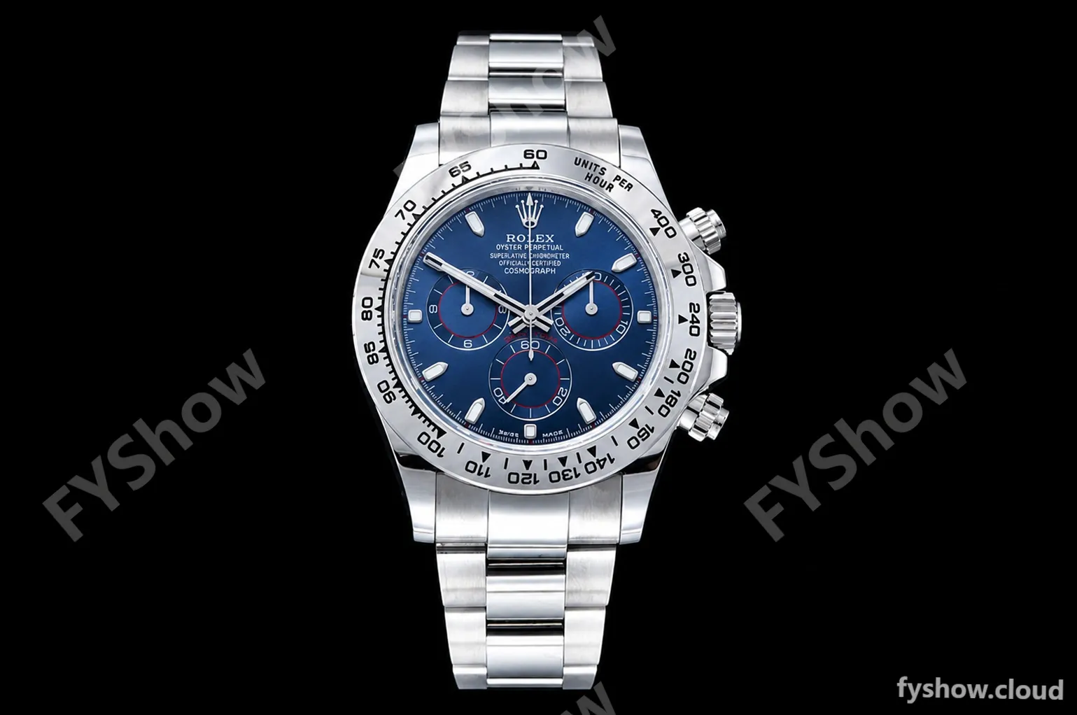 Rolex - Daytona 116509 904L WG/WG Blue/Stk QF V3 SH4130