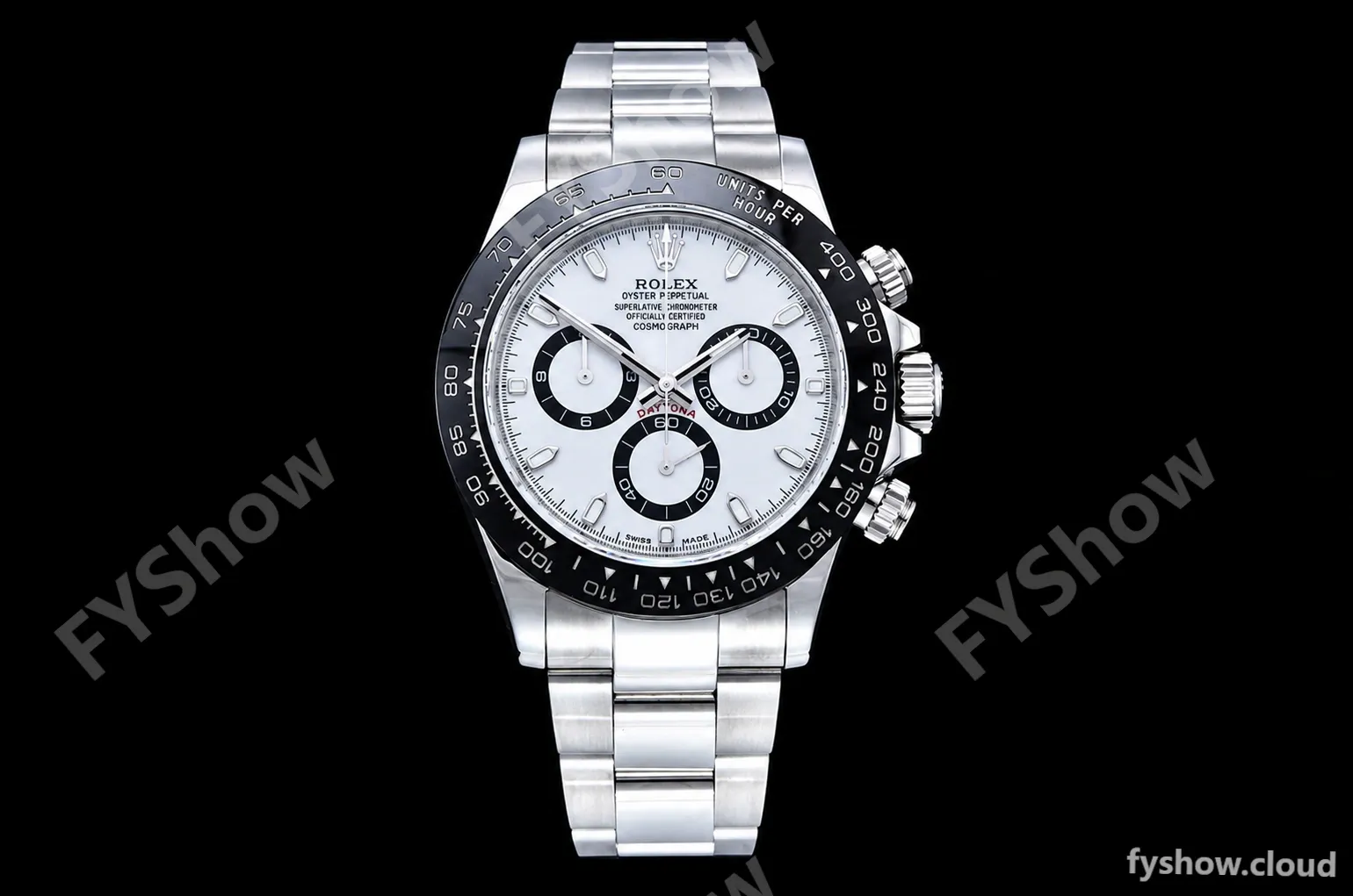 Rolex - Daytona 116500 CER SS/SS White 904L QF V3 SH4130