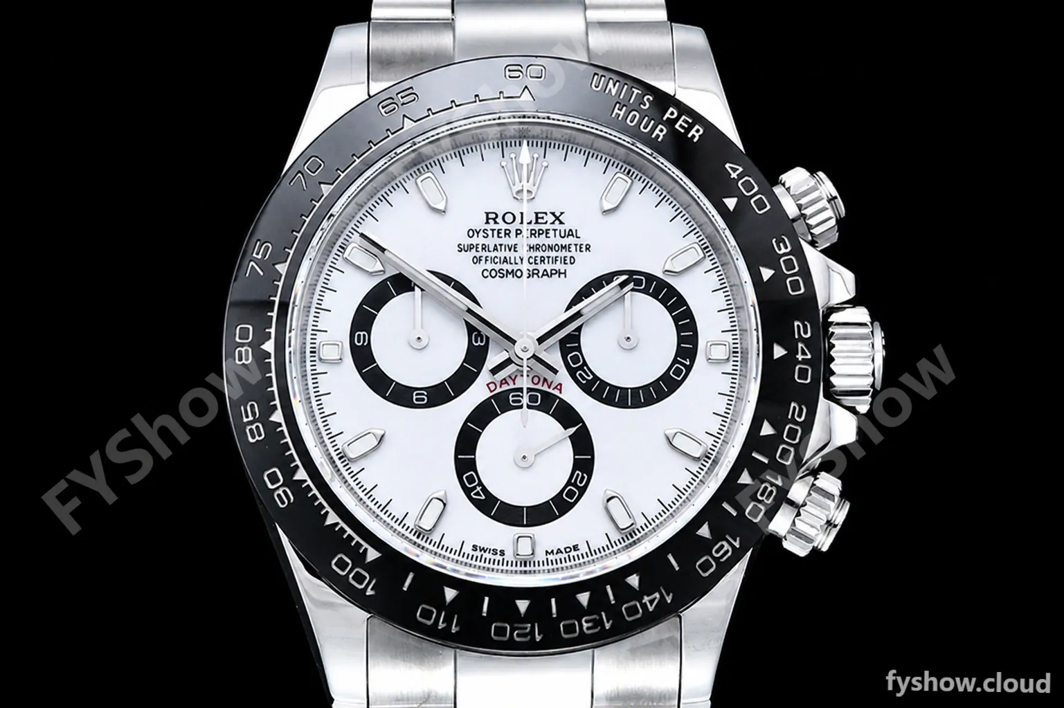 Rolex - Daytona 116500 CER SS/SS White 904L QF V3 SH4130 - Image 28