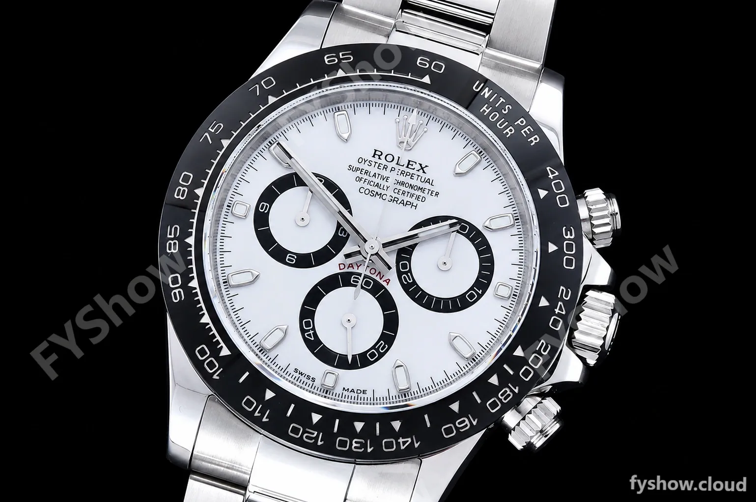 Rolex - Daytona 116500 CER SS/SS White 904L QF V3 SH4130 - Image 25