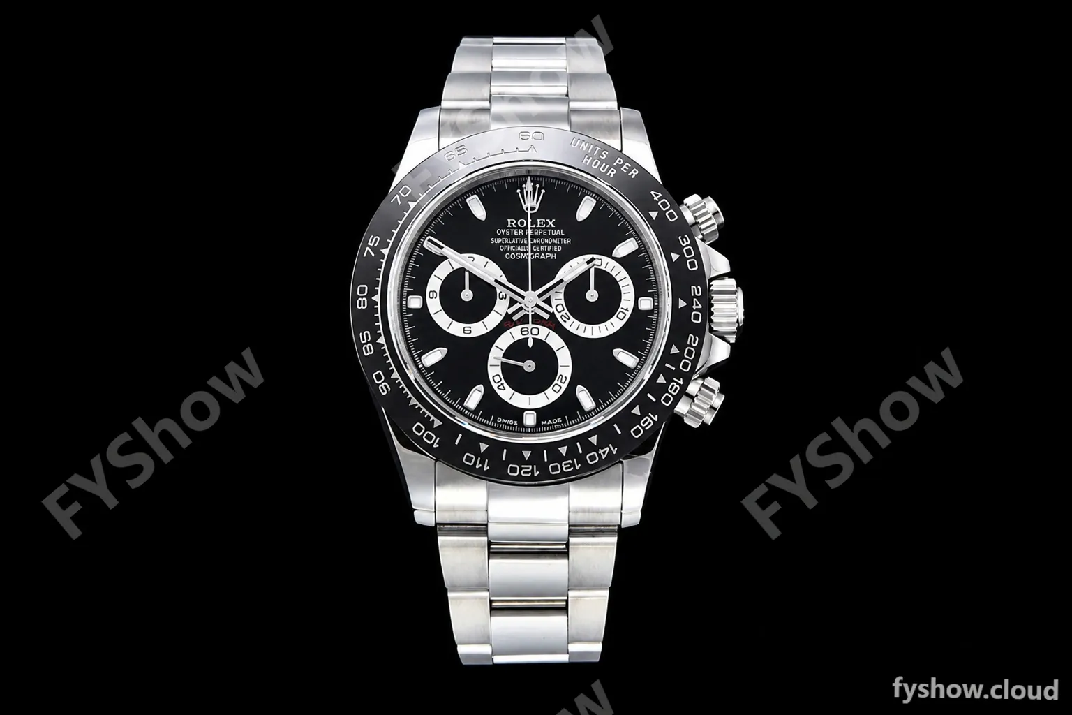 Rolex - Daytona 116500 CER SS/SS Black 904L QF V3 SH4130