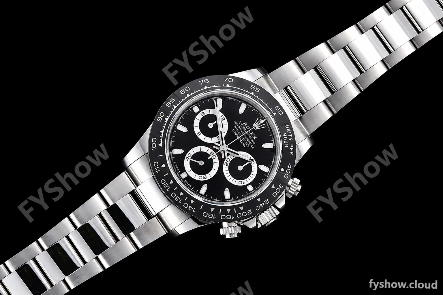 Rolex - Daytona 116500 CER SS/SS Black 904L QF V3 SH4130 - Image 3
