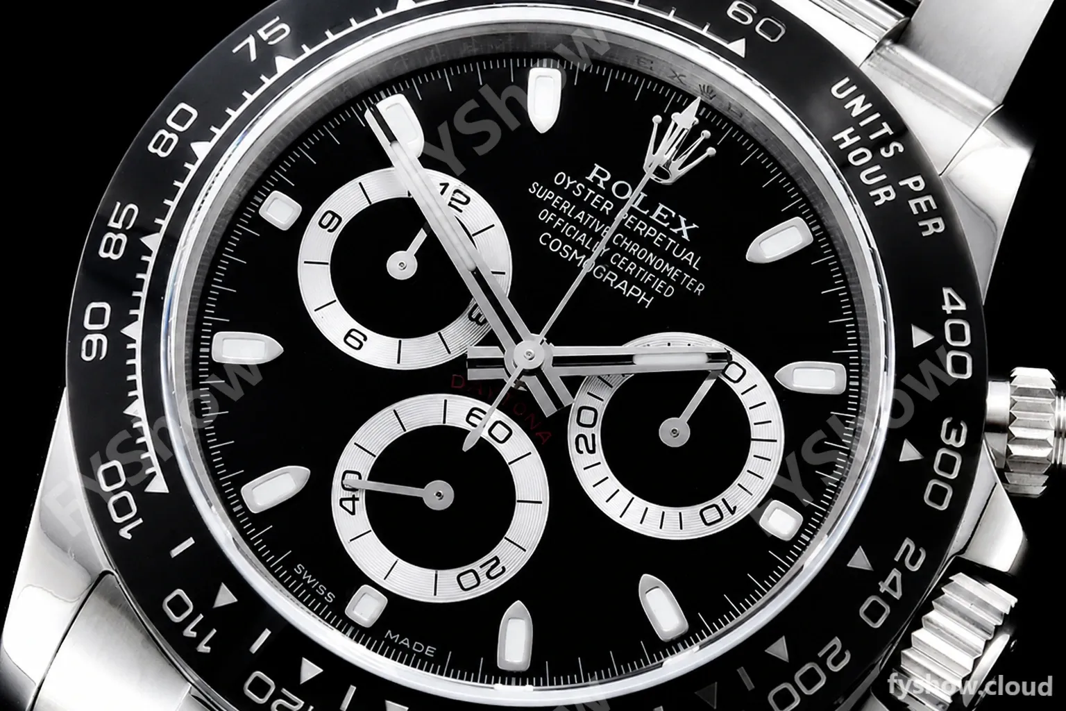 Rolex - Daytona 116500 CER SS/SS Black 904L QF V3 SH4130 - Image 5