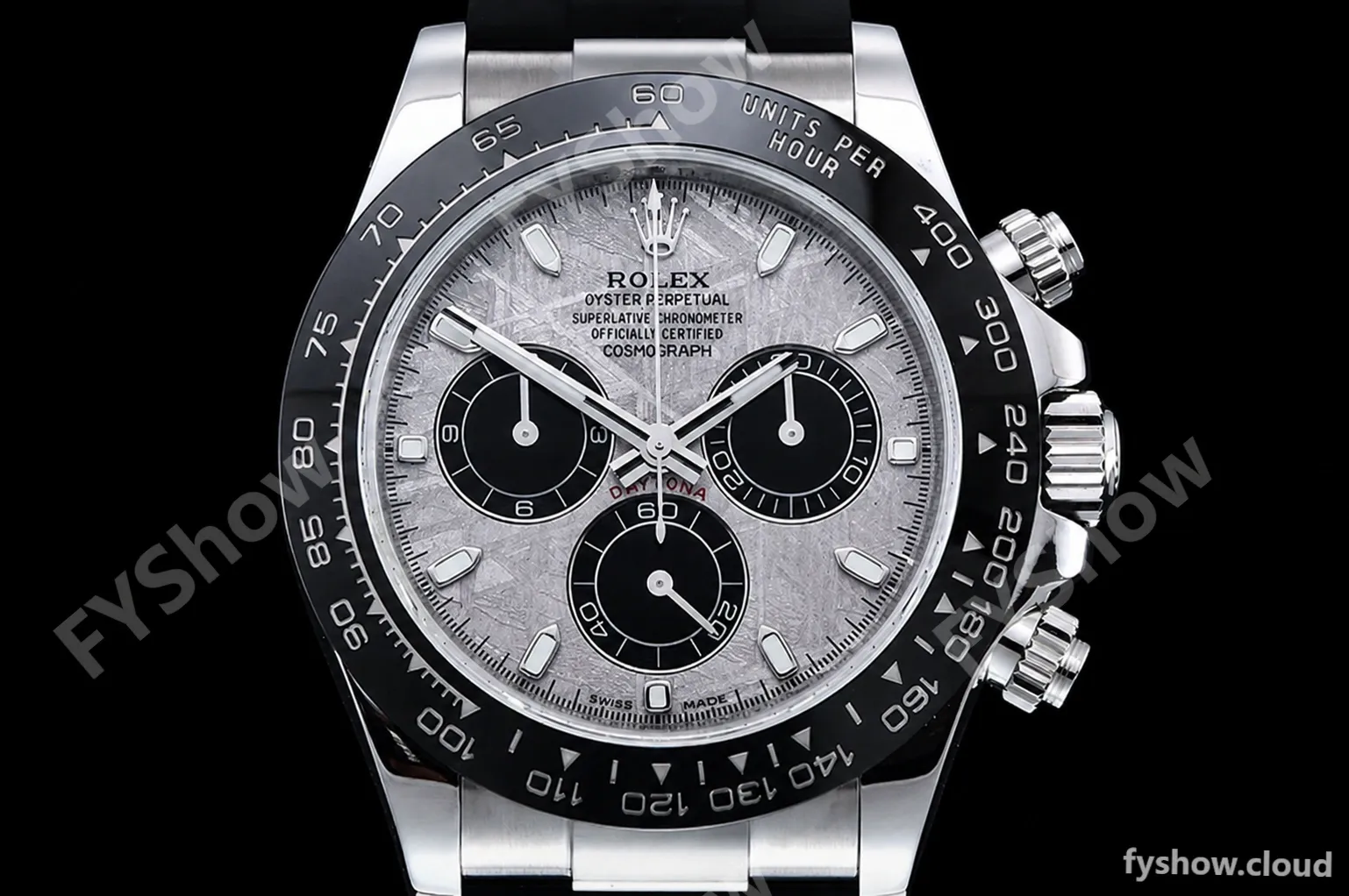 Rolex - Daytona 116519 904L WG/RU Met/Stk QF V3 SH4130 - Image 2