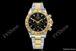 Rolex - Daytona 116503 904L YG/SS Blk/Stk QF V3 SH4130