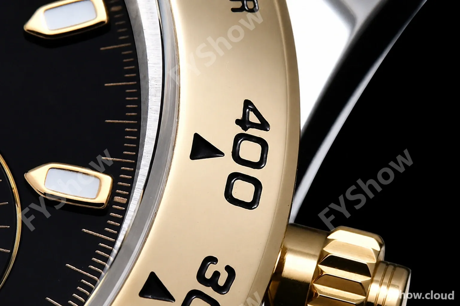 Rolex - Daytona 116503 904L YG/SS Blk/Stk QF V3 SH4130 - Image 11