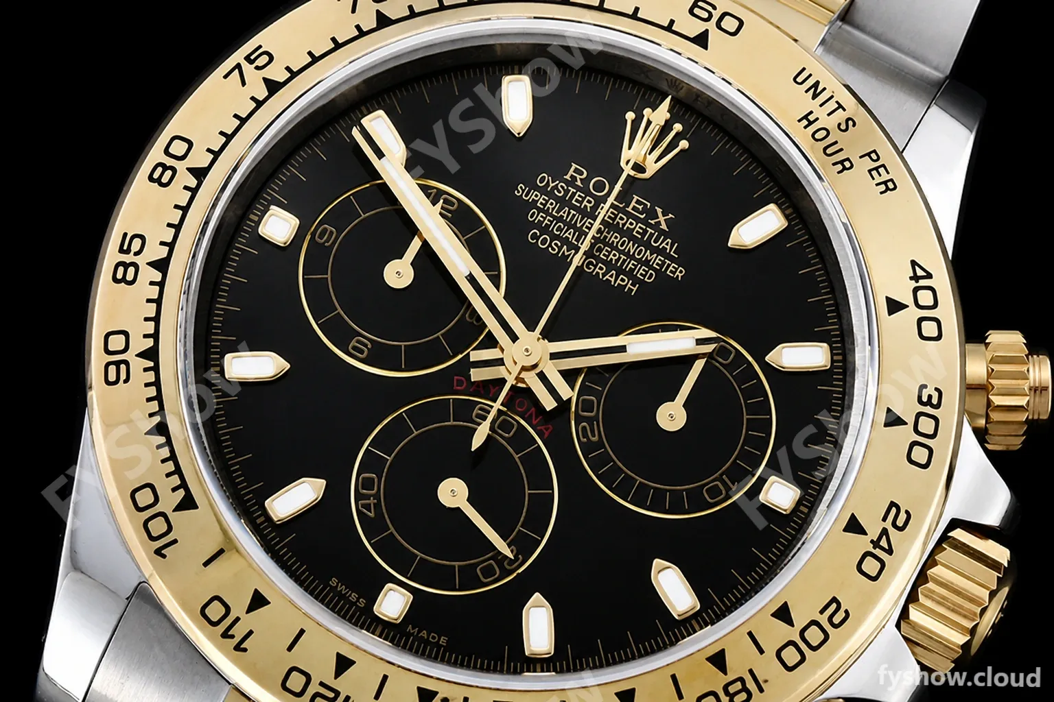 Rolex - Daytona 116503 904L YG/SS Blk/Stk QF V3 SH4130 - Image 5