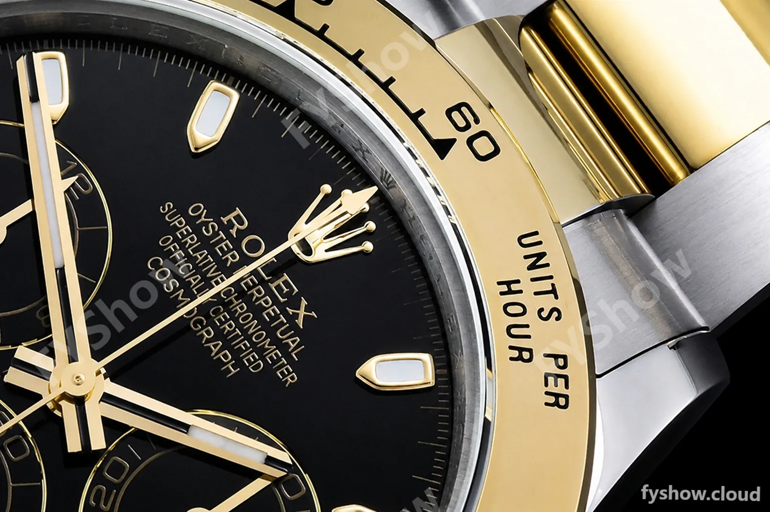 Rolex - Daytona 116503 904L YG/SS Blk/Stk QF V3 SH4130 - Image 6