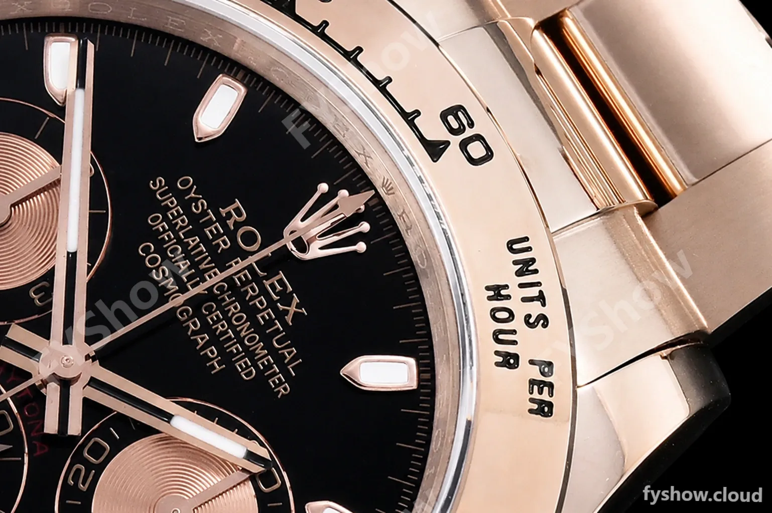 Rolex - Daytona 116505 904L RG/RG Blk/Stk QF V3 SH4130 - Image 7