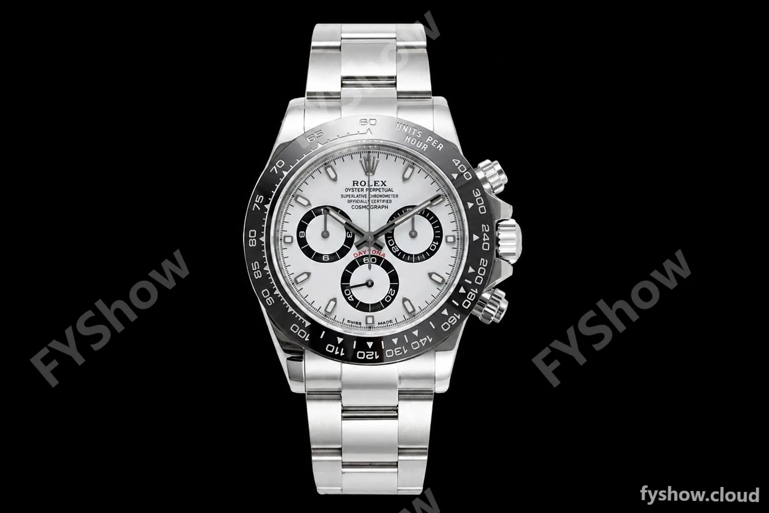 Rolex - Daytona 116500 40mm CER SS/SS White 904L ZF SH4130